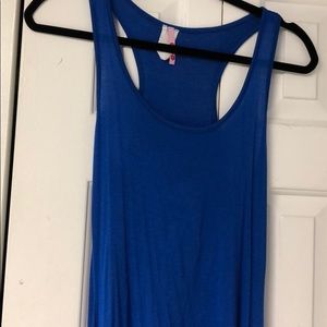 Royal blue hi lo dress